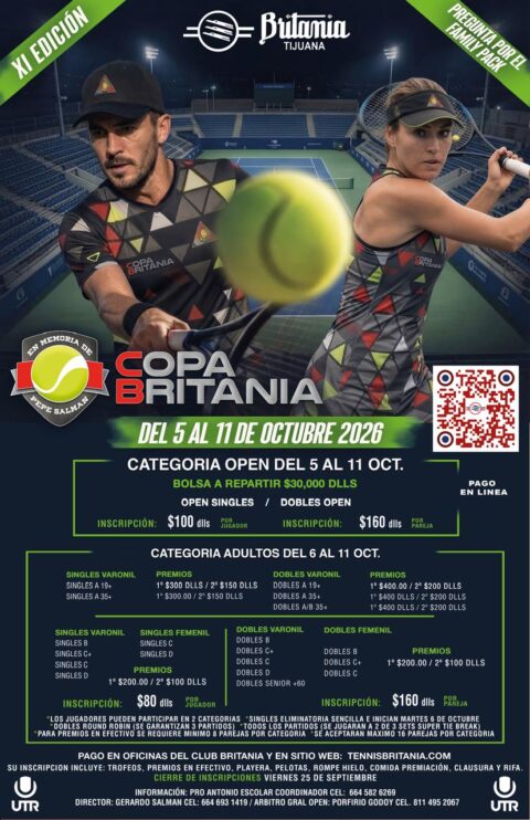 Flyer XI Copa Britania 2026