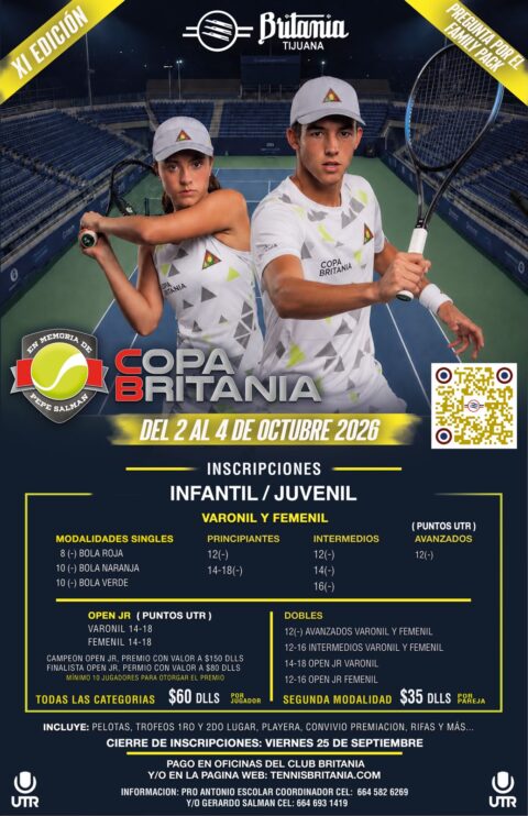 Flyer XI Copa Britania 2026 Infantil y Juvenil